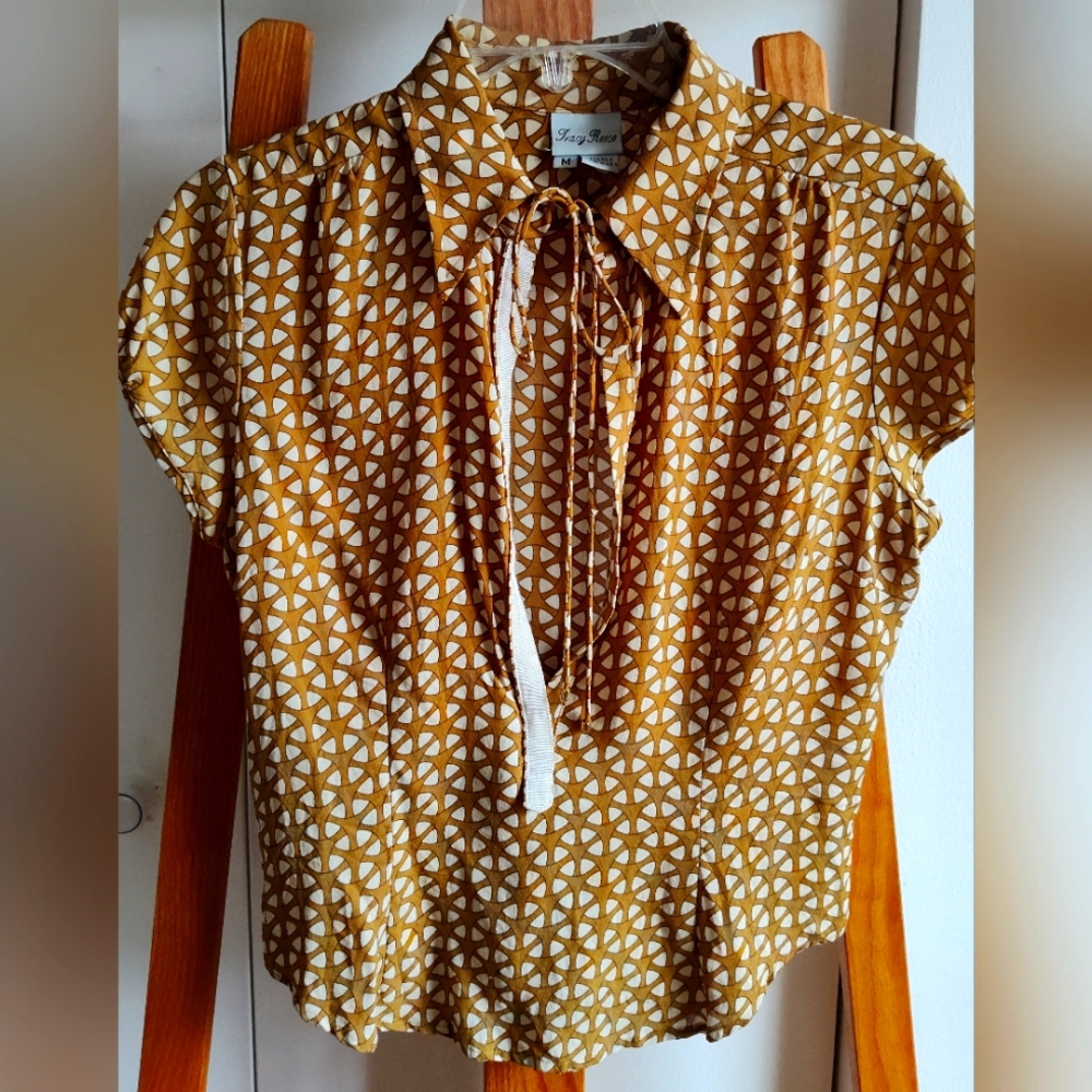 Vintage Tracy Reese 100% silk top